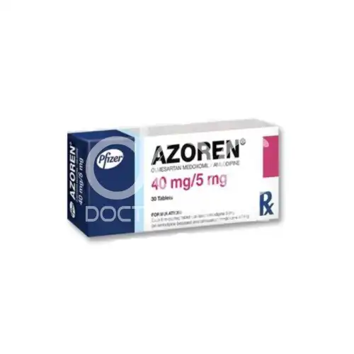 Azoren (Amlodipine + Olmesartan) 40/5mg Tablet 30s (Box)