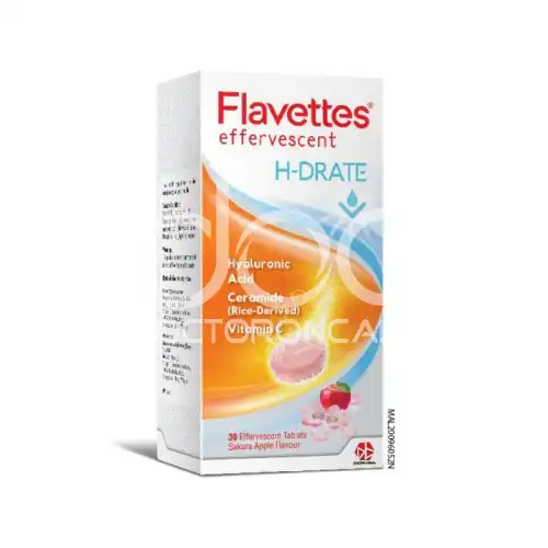 Flavettes Effervescent H-Drate Tablet 30's