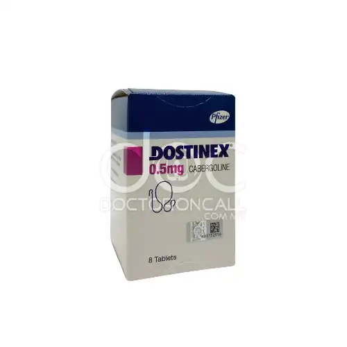 Dostinex (Cabergoline) 0.5mg Tablet 2s (Bottle)