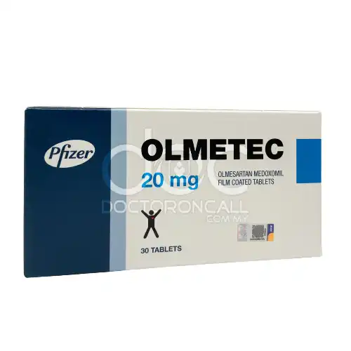 Olmetec (Olmesartan) 20mg Tablet 10s (Strip)