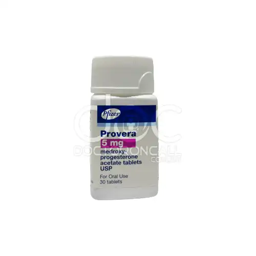 Provera (Medroxyprogesterone) 5mg Tablet 30s (Bottle)