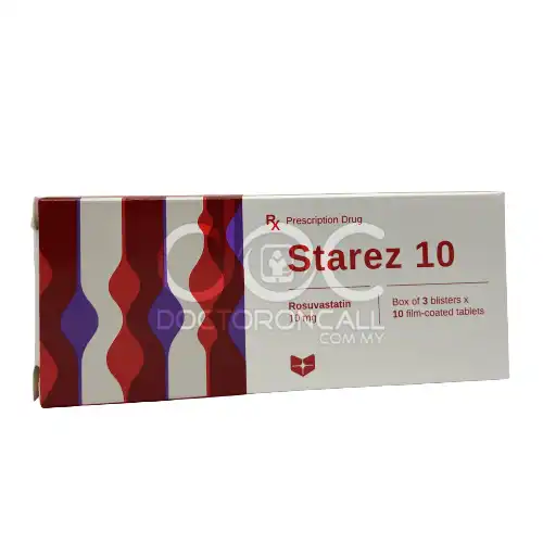 Starez 10mg Tablet 30s (Box)