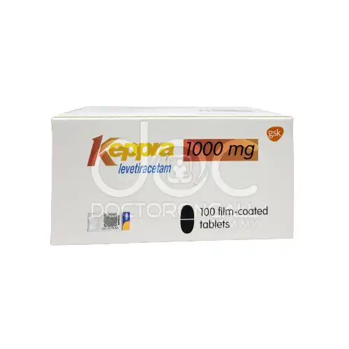 Keppra 1000mg Tablet 100s (Box)