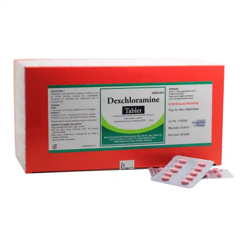 Dynapharm Dexchloramine 2mg Tablet 10s (Strip)