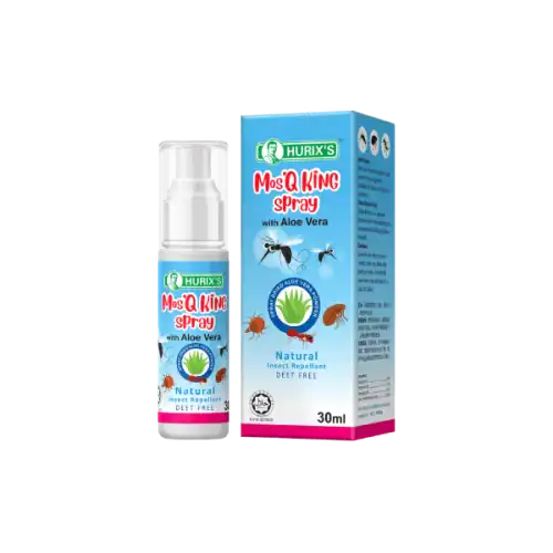 Hurix's Mos'Q King Spray With Aloe Vera 30ml