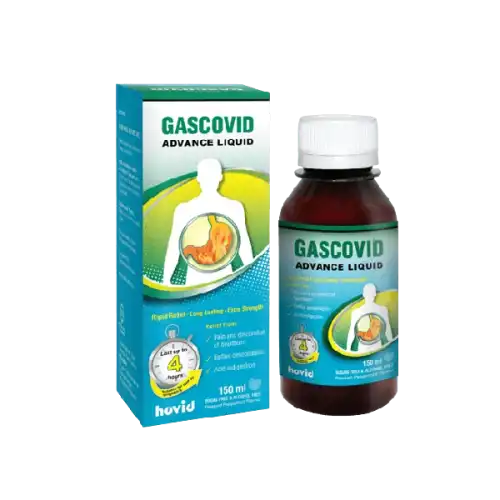 Hovid Gascovid (Sodium Alginate + Potassium Carbonate) Advance Liquid 150ml