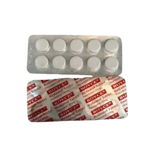 Royce Redamol (Paracetamol/Acetaminophen) 500mg Tablet 10s (strip)