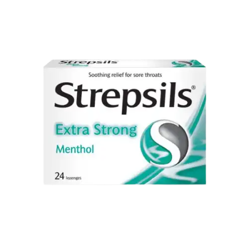 Strepsils Extra Strong Menthol Lozenges 24s