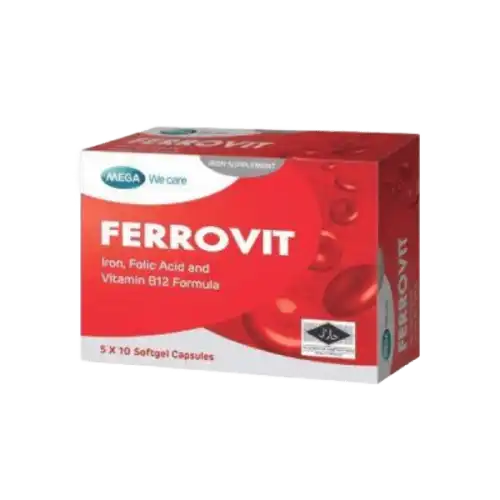Mega Ferrovit Capsule 50s