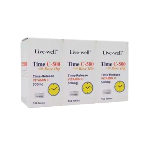 Live-well Time C 500mg Tablet 150s x 2 + 150s