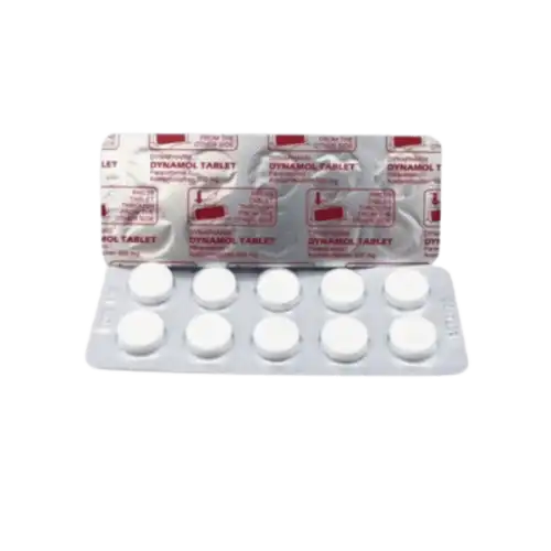 Dyna Dynamol (Paracetamol) 500mg Tablet 10s (strip)