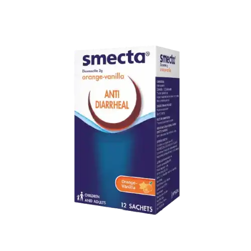 Smecta (Dioctahedral Smectite) Anti-Diarrheal (Orange-Vanilla) 12s (Box)