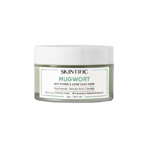 Skintific Mugwort Anti Pores & Acne Clay Mask 55g 55g