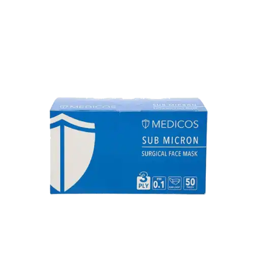 Medicos 3Ply Adult Face Mask 50s Blue