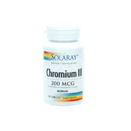 Solaray Chromium III Tablet 50s