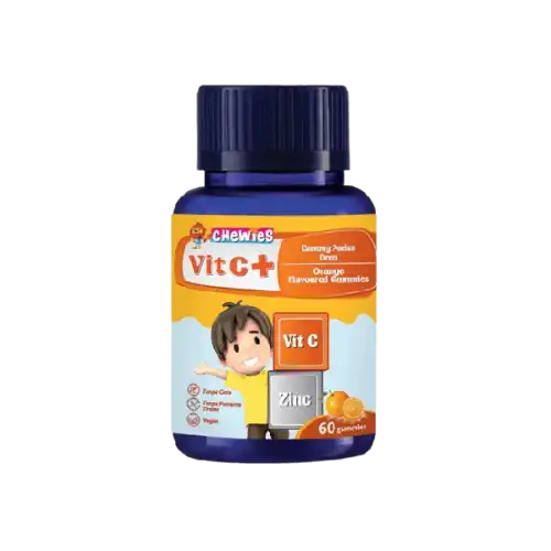 Chewies Vitamin C + Zinc Gummy (Orange) 60s