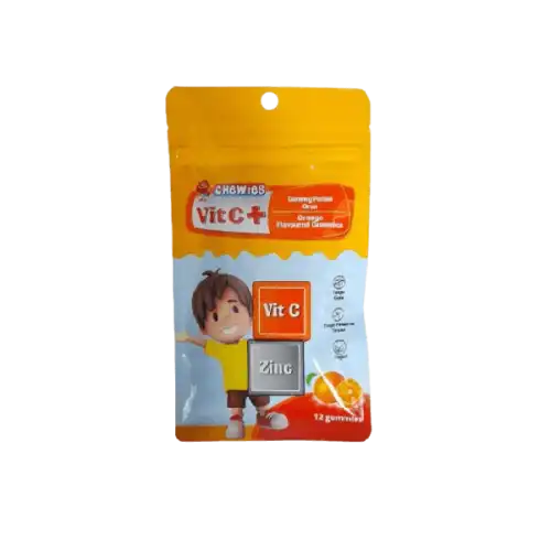 Chewies Vitamin C + Zinc Gummy (Orange) 60s