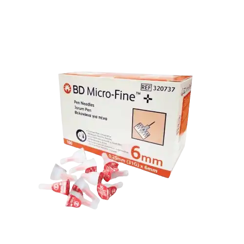 BD Micro Fine Pen Needles 31G x 6mm 100's