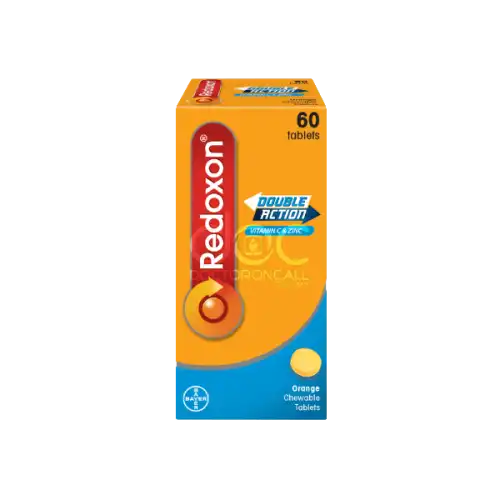 Redoxon Double Action Chewable C 500mg (Orange) Tablet 30s