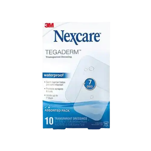 3M Nexcare Tegaderm Waterproof Dressing 10s (box)