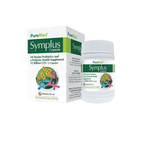 Puremed Symplus Prebiotic + Probiotic 45s x2