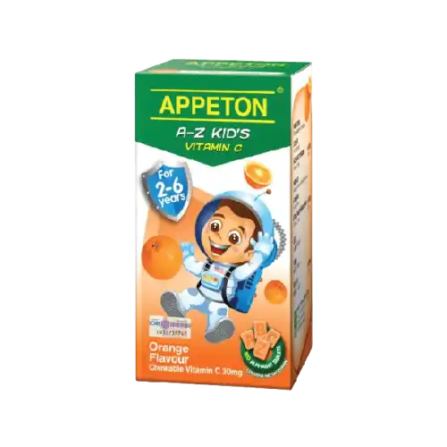 Appeton A-Z Kid's Vitamin C 30mg Tablet (100s) Orange