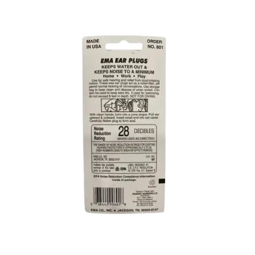 Ema Ear Plugs 601 1's