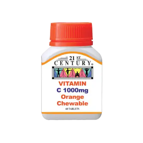 21st Century Vitamin C 1000mg Orange Chewable Tablet 60s