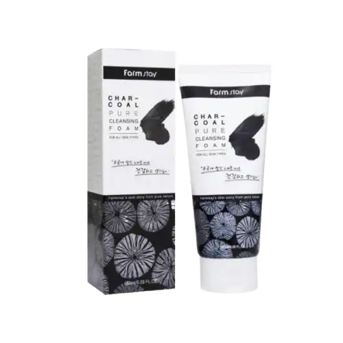 Farm Stay Char-Coal Pure Cleansing Foam 180ml