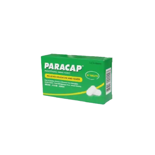 Paracap (Paracetamol/Acetaminophen) Tablet 10s (strip)