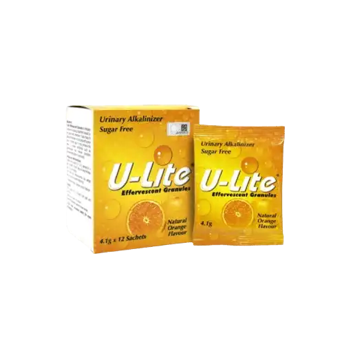 U-Lite (Urinary Alkalinizer) Effervescent Granule 12s