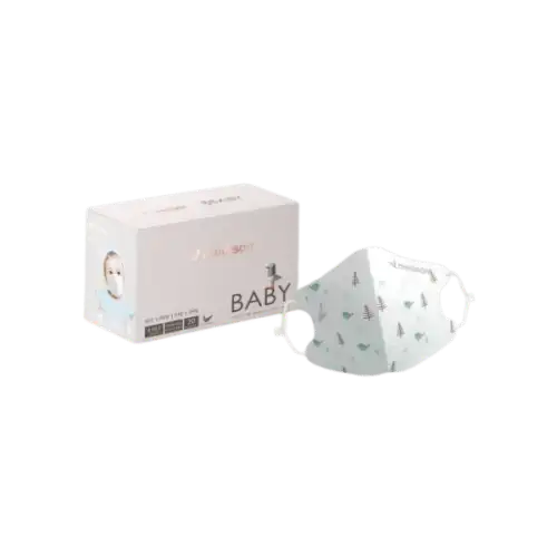 Medison 3D 4 Ply Baby Medical Face Mask 20s Blue Owl