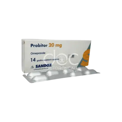 Sandoz Probitor (Omeprazole) 20mg Capsule 14s (Box)