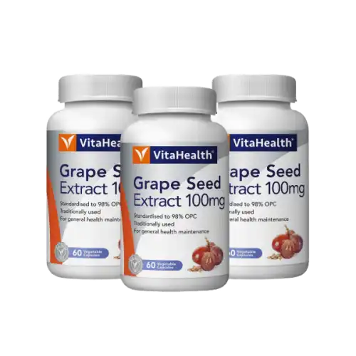 Vitahealth Grape Seed Softgels 90s x3