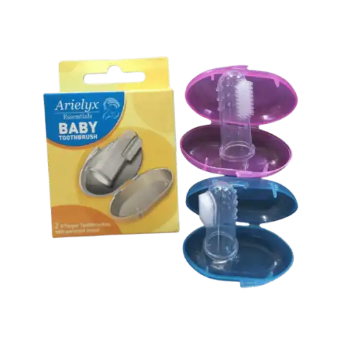 Arielyx Essentials Baby Toothbrush with Case (2 sets) 2 sets