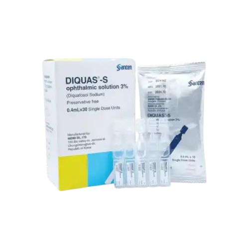 Diquas-S (Diquafosol) 3% Ophthalmic Solution 0.4ml x 30s