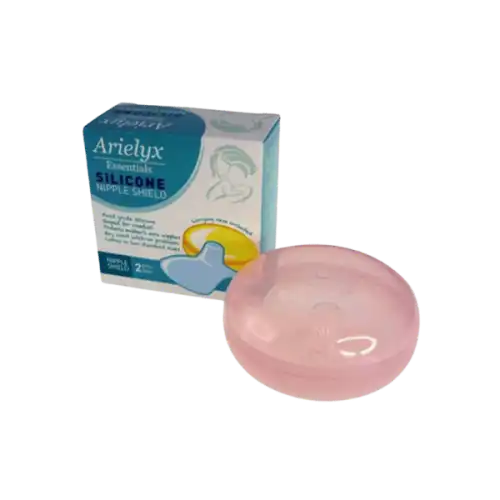 Arielyx Essentials Silicone Nipple Shield with Case 2s Large