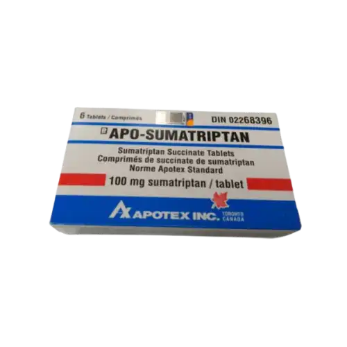 Apo-Sumatriptan 100mg Tablet 6s
