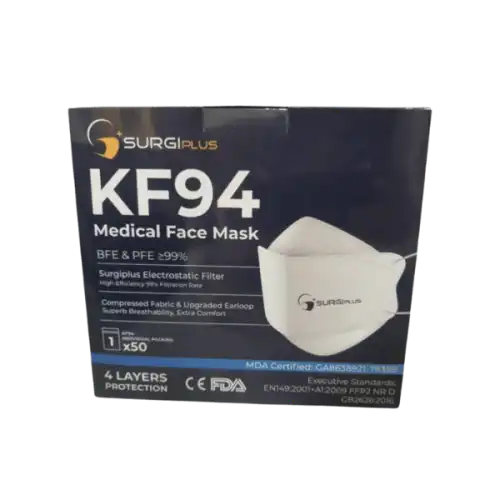 Surgiplus KN94 4Ply Face Mask 50s
