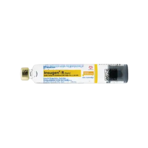 Duopharma Insugen-R 100IU/ml Cartridge 3ml x5