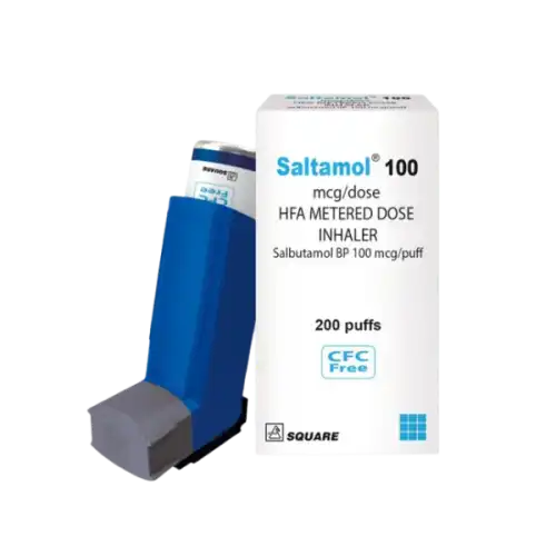 Square Saltamol 100mcg Dose Inhaler 200 doses