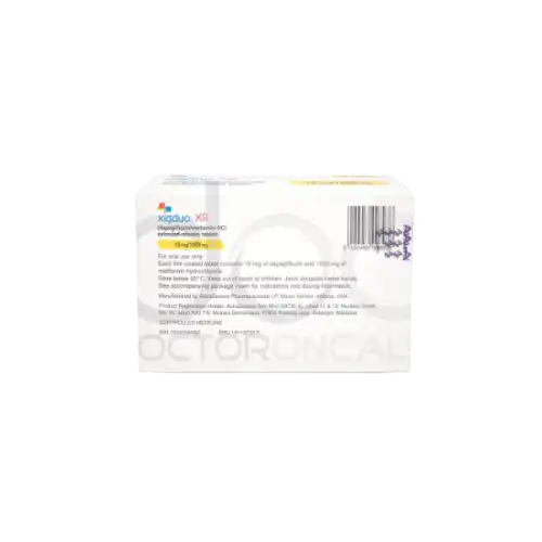 Xigduo XR (Dapagliflozin + Metformin) 10/1000mg Tablet 28s (Box)