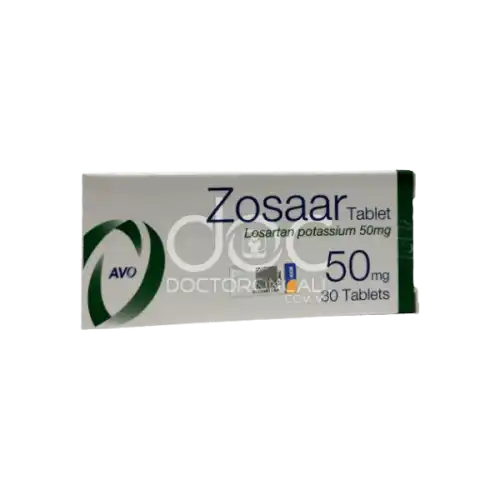 Zosaar (Losartan) 50mg Tablet 30s (Box)