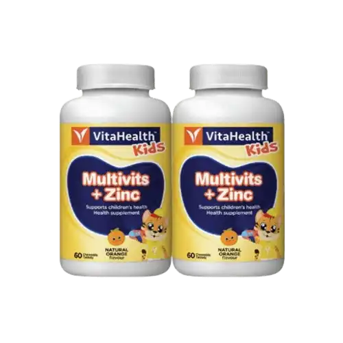 VitaHealth Robovites Multivitamin + Zinc Tablet 60s x2