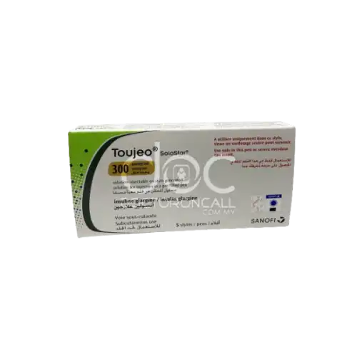 Toujeo (Insulin) 300U/ml Pre-Filled Pen 5 Pens