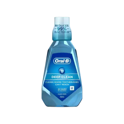 Oral B Deep Clean Mouthwash 500ml x2