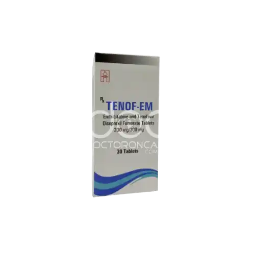 Tenof-Em (Tenofovir Disoproxil Fumarate) Tablet 30s (Bottle)