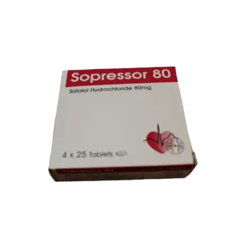Sopressor (Sotalol) 80mg Tablet 100s (Bottle)