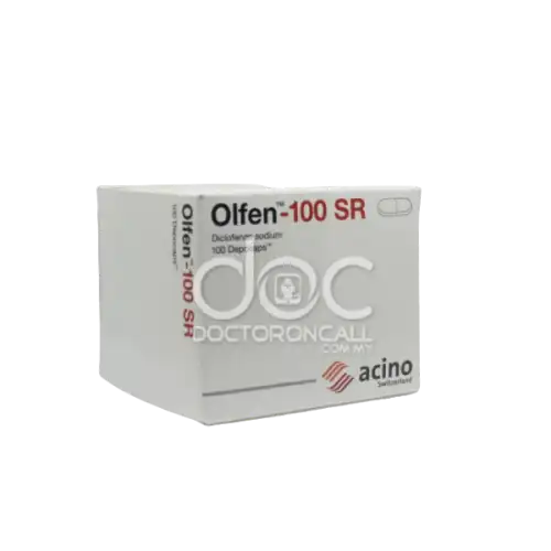 Olfen Sr (Diclofenac) 100mg Capsule 10s (Strip)