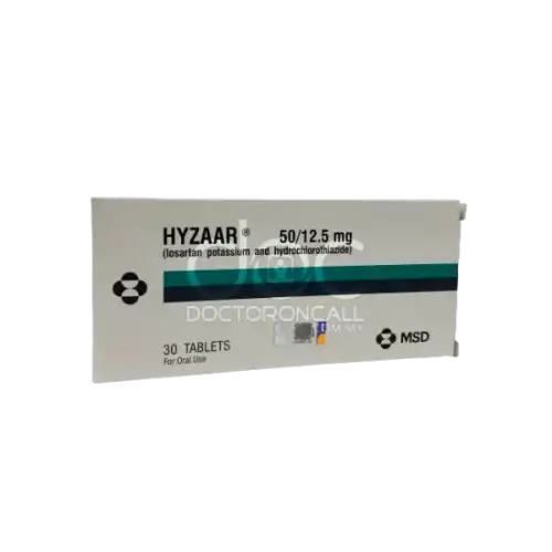 Hyzaar (Hydrochlorothiazide + Losartan) 50/12.5mg Tablet 15s (Strip)